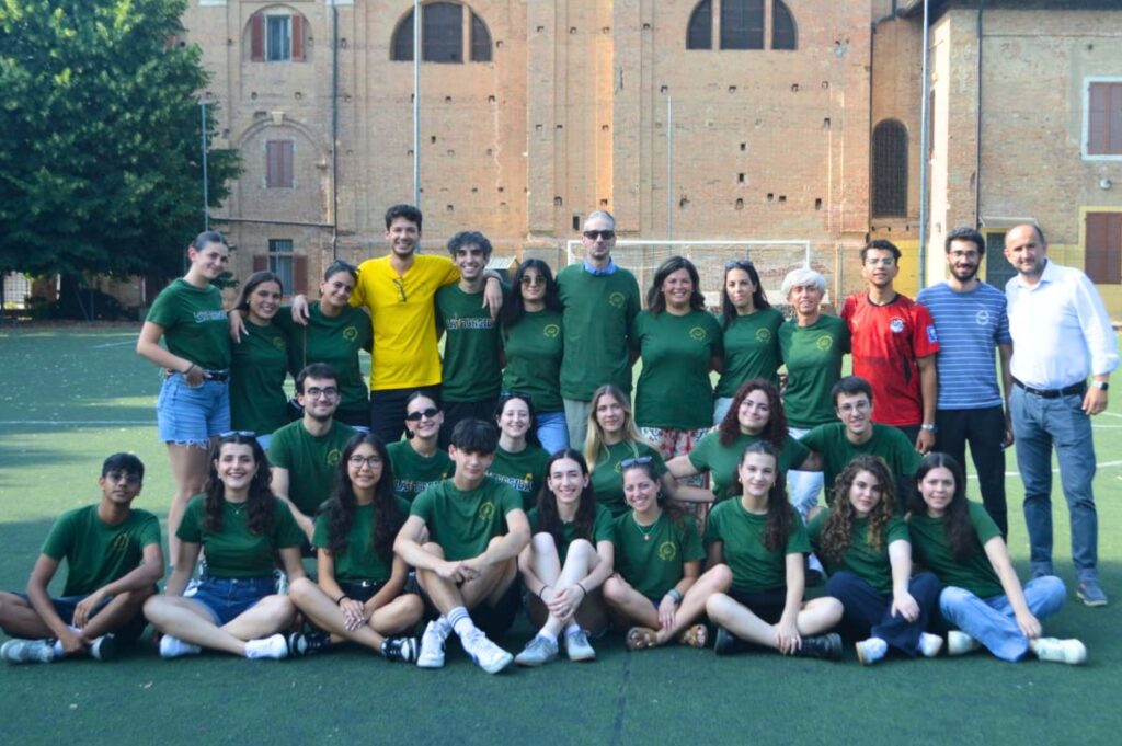 Studenti durante un momento di vita collegiale al Collegio Don Bosco di Pavia